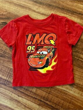 Lightning McQueen Red T-Shirt, Toddler Boy, 2T